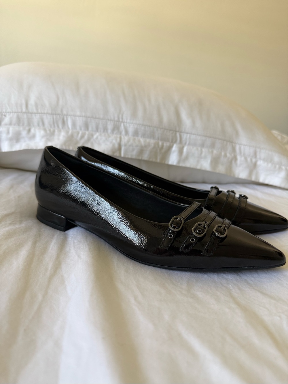 Clark’s buckle flats (size 8 Women’s)